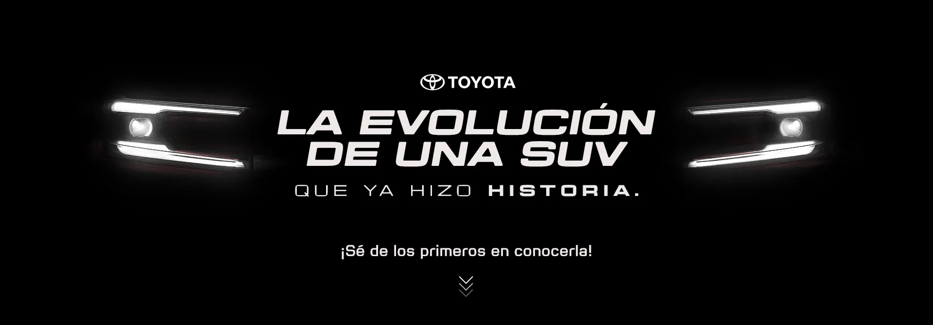 cabecera lo nuevo en toyota