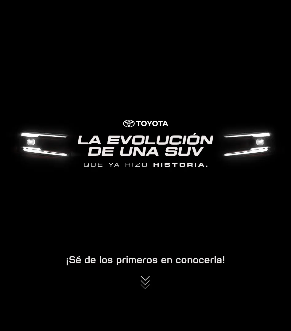 cabecera lo nuevo en toyota