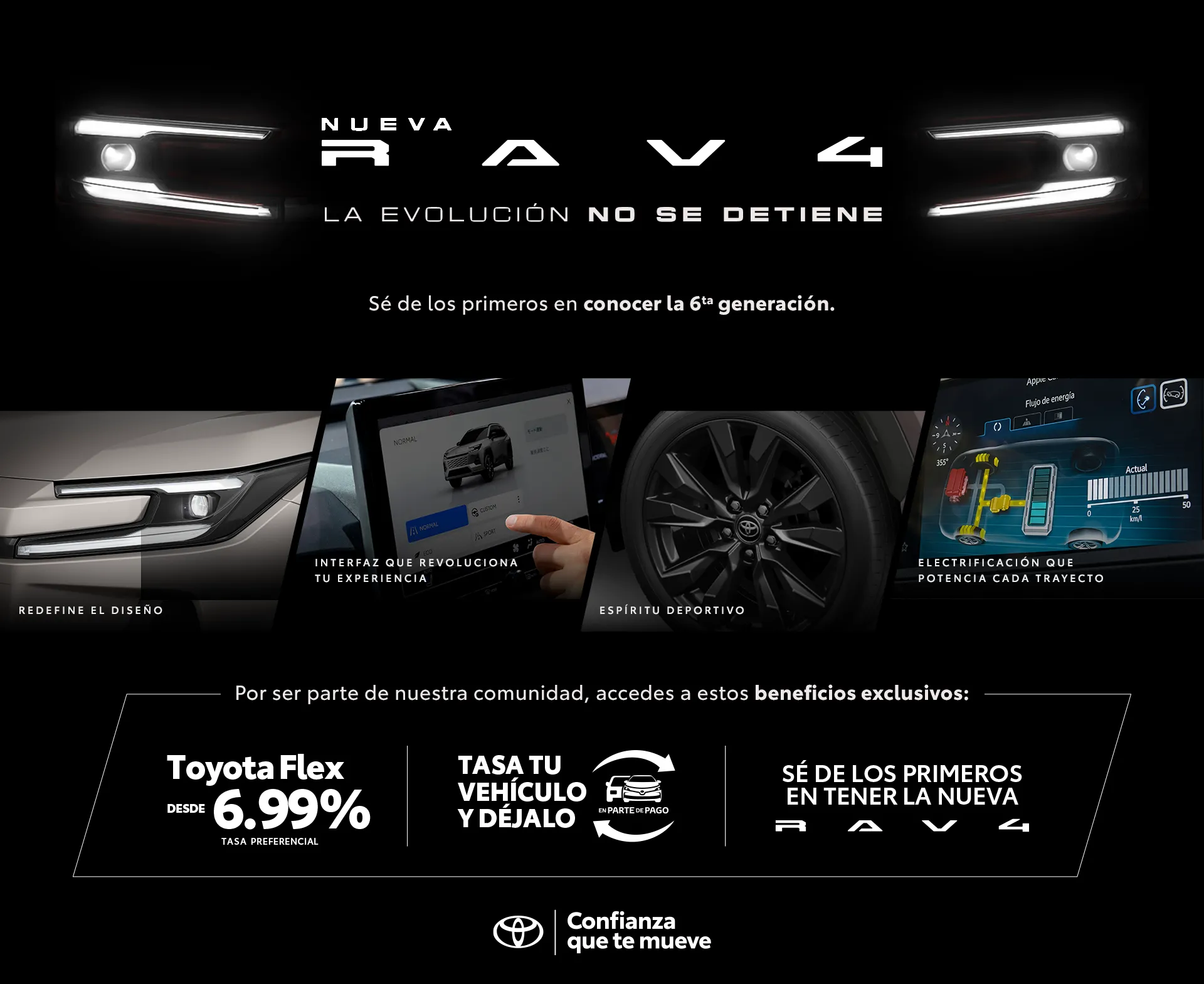cabecera lo nuevo en toyota